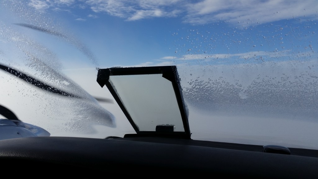 Windscreen Heater in Operation